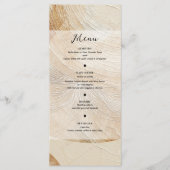 Luchtig Neutraal Natuurlijk Element Boheemse Boho  Menu (Voorkant)
