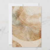 Luchtig neutraal natuurlijk element Bohemian Boho Kaart (Achterkant)