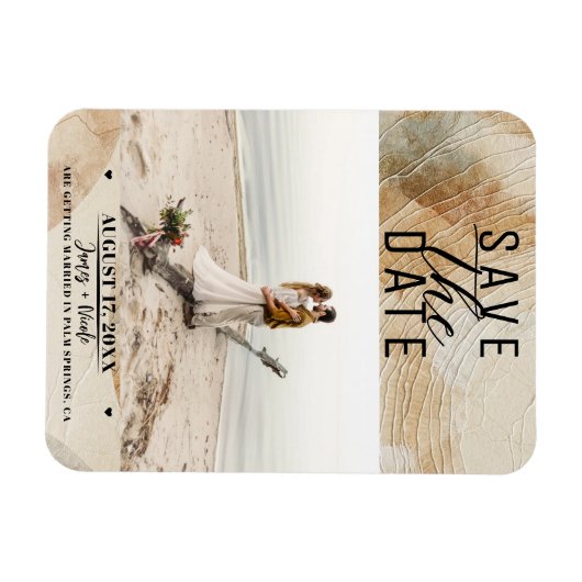 Luchtig neutraal natuurlijk element Bohemian Save Magneet (Horizontaal)