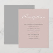 Luchtig Pastel | Ontvangst Bijlage Kaart (Voorkant / Achterkant)