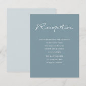 Luchtig Pastel | Ontvangst Bijlagekaart Informatiekaartje (Voorkant / Achterkant)