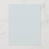 Luchtig Pastel | Ontvangst Bijlagekaart Informatiekaartje (Achterkant)