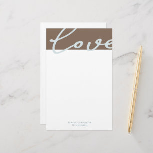 Luchtig Pastel   Persoonlijk Briefpapier