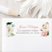 Luchtig Roze Retouradres Label (Insitu)