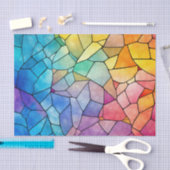 Luchtig spectrum Regenboog Decoupage Tissuepapier (Craft)