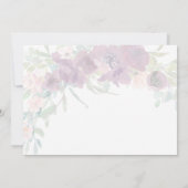 Luchtige bloemen met kruisbevestiging kaart (Achterkant)