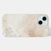 Luchtige Boheemse Botanische Bloemige Snaarkunst O Case-Mate iPhone Case (Achterkant (horizontaal))