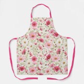 Luchtige Cosmos Bloemstengels Schort (Voorkant)