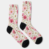 Luchtige Cosmos Bloemstengels Sokken (Rechts)