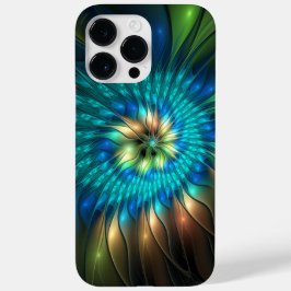 Luchtige Fantasie Bloem, Kleurrijke Abstracte Frac Case-Mate iPhone 14 Pro Max Hoesje