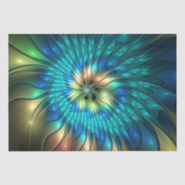 Luchtige Fantasie Bloem, Kleurrijke Abstracte Frac Tissuepapier