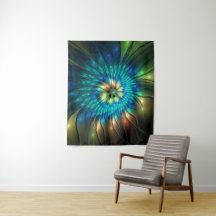 Luchtige Fantasie Bloem, Kleurrijke Abstracte Frac