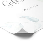 Luchtige groenbladerige en gouden bladeren Kaarten Poster (Hoek)