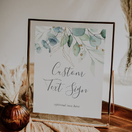 Luchtige Groene Kaarten & Cadeaus Op Maat Gemaakt Poster