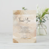 Luchtige Neutrale Natuurlijke Elementen Boheemse B Kaart (Staand voorkant)