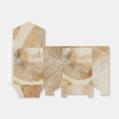 Luchtige neutrale natuurlijke elementen Bohemian B Bedankdoosjes (Uitgevouwen)