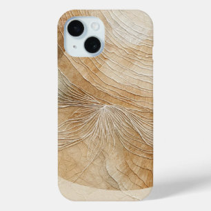 Luchtige neutrale natuurlijke elementen Bohemian B iPhone 15 Case