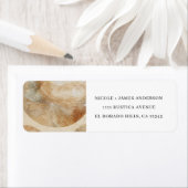 Luchtige neutrale natuurlijke elementen Bohemian B Etiket (Insitu)