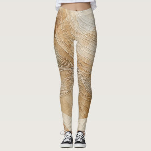 Luchtige neutrale natuurlijke elementen Bohemian B Leggings