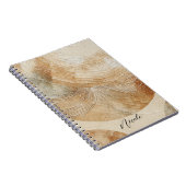 Luchtige neutrale natuurlijke elementen Bohemian B Notitieboek (Rechterzijde)