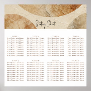 Luchtige neutrale natuurlijke elementen Bohemian B Poster