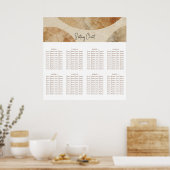 Luchtige neutrale natuurlijke elementen Bohemian B Poster (Keuken)