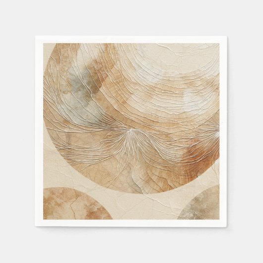 Luchtige neutrale natuurlijke elementen Bohemian B Servet (Voorkant)