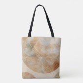 Luchtige neutrale natuurlijke elementen Bohemian B Tote Bag (Achterkant)