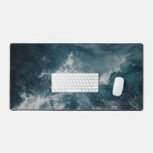 Luchtige Oceaangolven Turquoise Kustlijn Bureaumat (Keyboard & Muis)