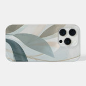 Luchtige Organische Botanische Abstracte – Zachte iPhone Hoesje (Achterkant horizontaal)