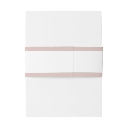 Luchtige Pastel Blush | Trouw Belly Band Uitnodigingen Wikkel (Achterkant Voorbeeld)