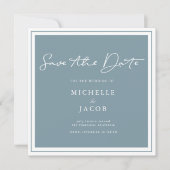 Luchtige Pastel | Vierkante Save The Date Kaart (Voorkant)