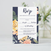 Luchtige Romance RSVP Kaartje (Staand voorkant)