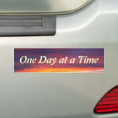 Luchtige Zonsondergang ODAT Bumpersticker (Op auto)