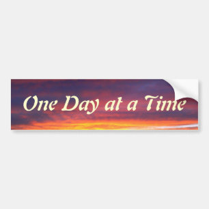 Luchtige Zonsondergang ODAT Bumpersticker