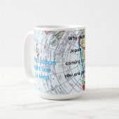 Luchtkaart Koffiemok (Voorkant links)