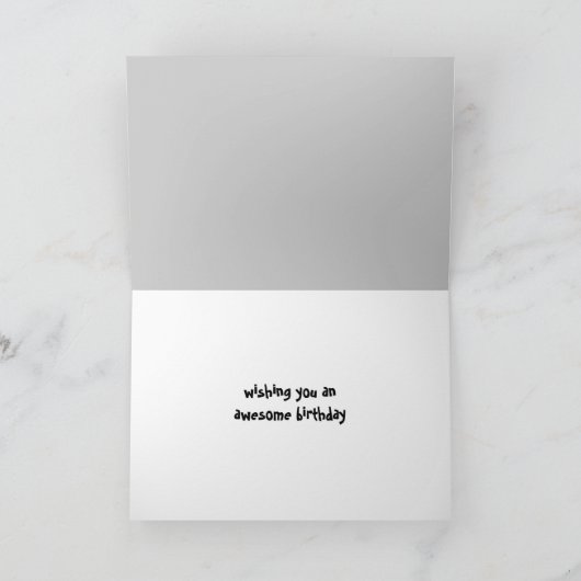 luchtkanige verjaardag kaart (Binnen)