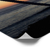 Luchtkogels op zonsondertoon poster (Hoek)