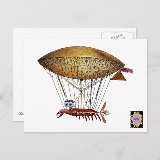 Luchtkrab Briefkaart (Voorkant / Achterkant)