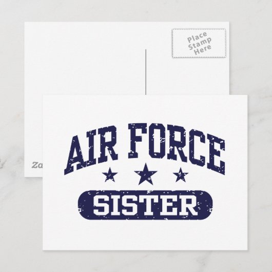 Luchtkrachtzuster Briefkaart (Voorkant / Achterkant)