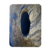 Luchtkrater Pingualuit, Quebec, Canada. Magneet (Verticaal)