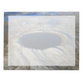 Luchtkrater Pingualuit, Quebec, Canada. Notitieblok (Voorkant)
