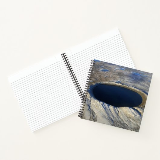 Luchtkrater Pingualuit, Quebec, Canada. Notitieboek (Binnen)