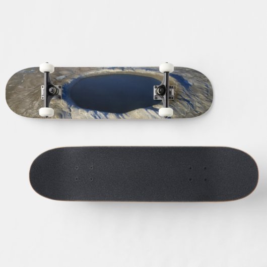 Luchtkrater Pingualuit, Quebec, Canada. Persoonlijk Skateboard (Horizontaal)