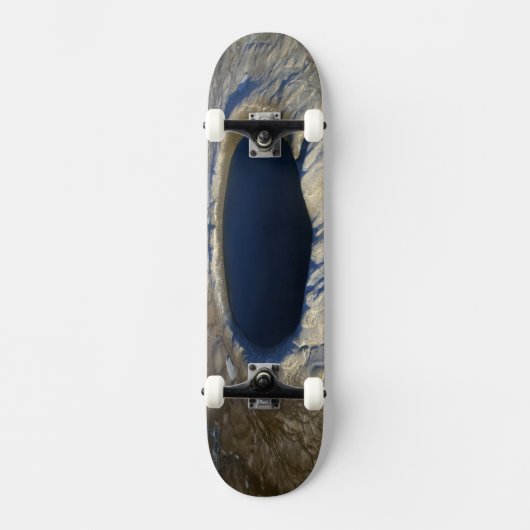 Luchtkrater Pingualuit, Quebec, Canada. Persoonlijk Skateboard (Voorkant)