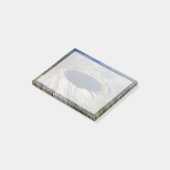 Luchtkrater Pingualuit, Quebec, Canada. Post-it® Notes (Schuin)