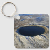 Luchtkrater Pingualuit, Quebec, Canada. Sleutelhanger (Voorkant)