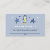 Luchtkussen Baby Shower Luierspel Ticket Informatiekaartje (Voorkant)