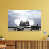 Luchtkussencombinatie voor een landingsvaartuig canvas afdruk (Insitu (Woonkamer))