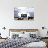 Luchtkussencombinatie voor een landingsvaartuig canvas afdruk (Insitu (Slaapkamer))